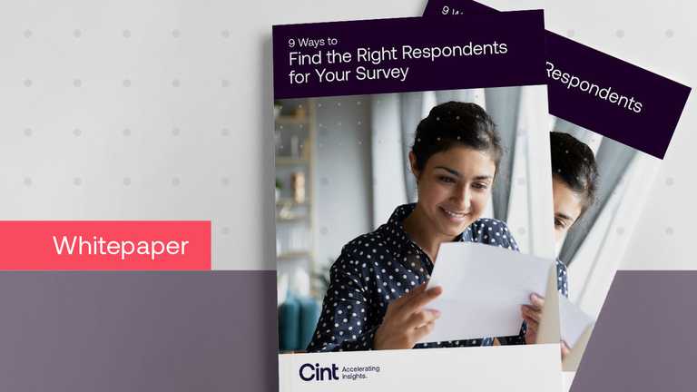 Whitepaper: 9 ways to find the right respondents for your survey