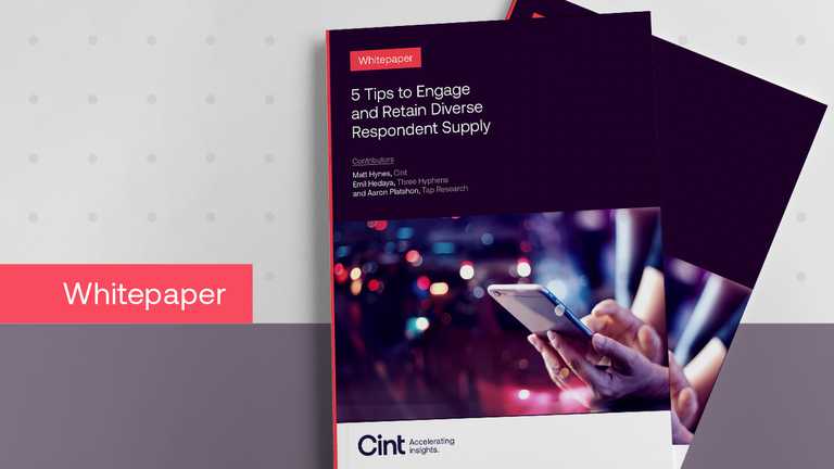 Whitepaper: 5 Tips to Engage and Retain Diverse Respondent Supply
